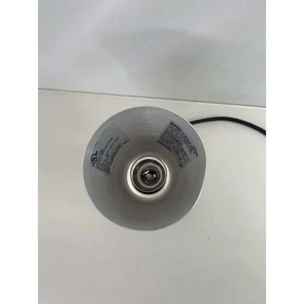 Schylling Lava Original Motion Glitter Lamp Silver Hourglass 25W